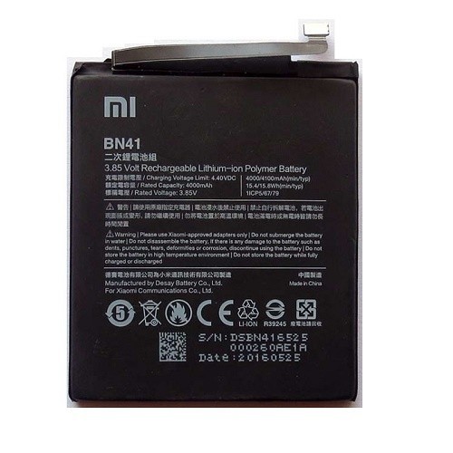 باطری ی شیائومی مدل Xiaomi Redmi Note 4 BN41